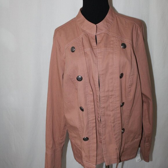 Westport Jackets & Blazers - FALL SALE! WESTPORT Pink Coat of Arms Buttons Hook Eye Closures 2x NWT's